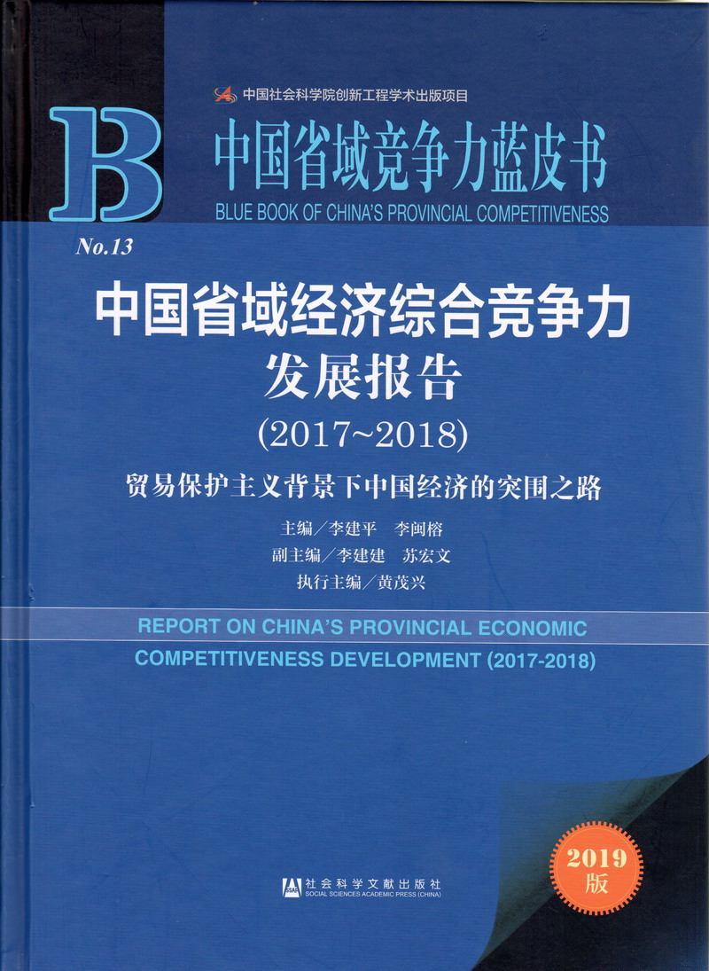 美女小B大胸12P中国省域经济综合竞争力发展报告（2017-2018）